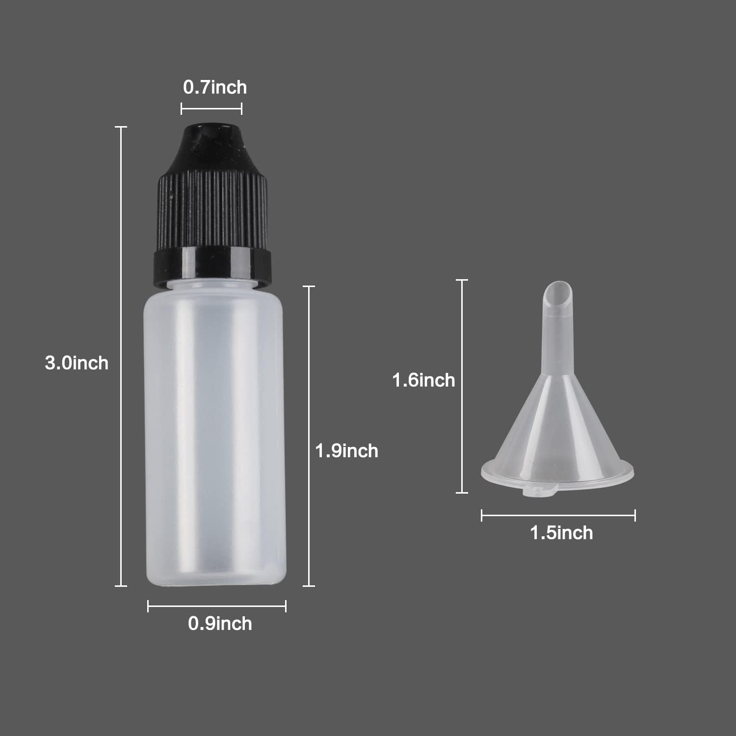 小さな空のプラスチックハイドロップボトル,ldpe,薄い先端 - Juice Bottle Dropper のレビューと価格