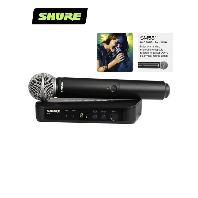 Shure BLX24 ワイヤレスシステムマイク、ライブパフ - Shure Mic Mv7 のレビューと価格